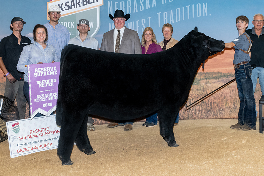Roxi Divas & Donors Res. Supreme Champion Aksarben Keagan Steck